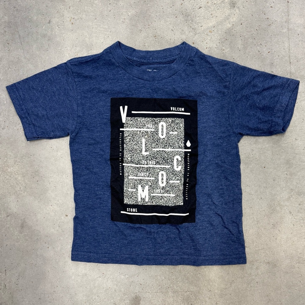 Volcom Boys Graphic Tee Blue Size S (4) Like New